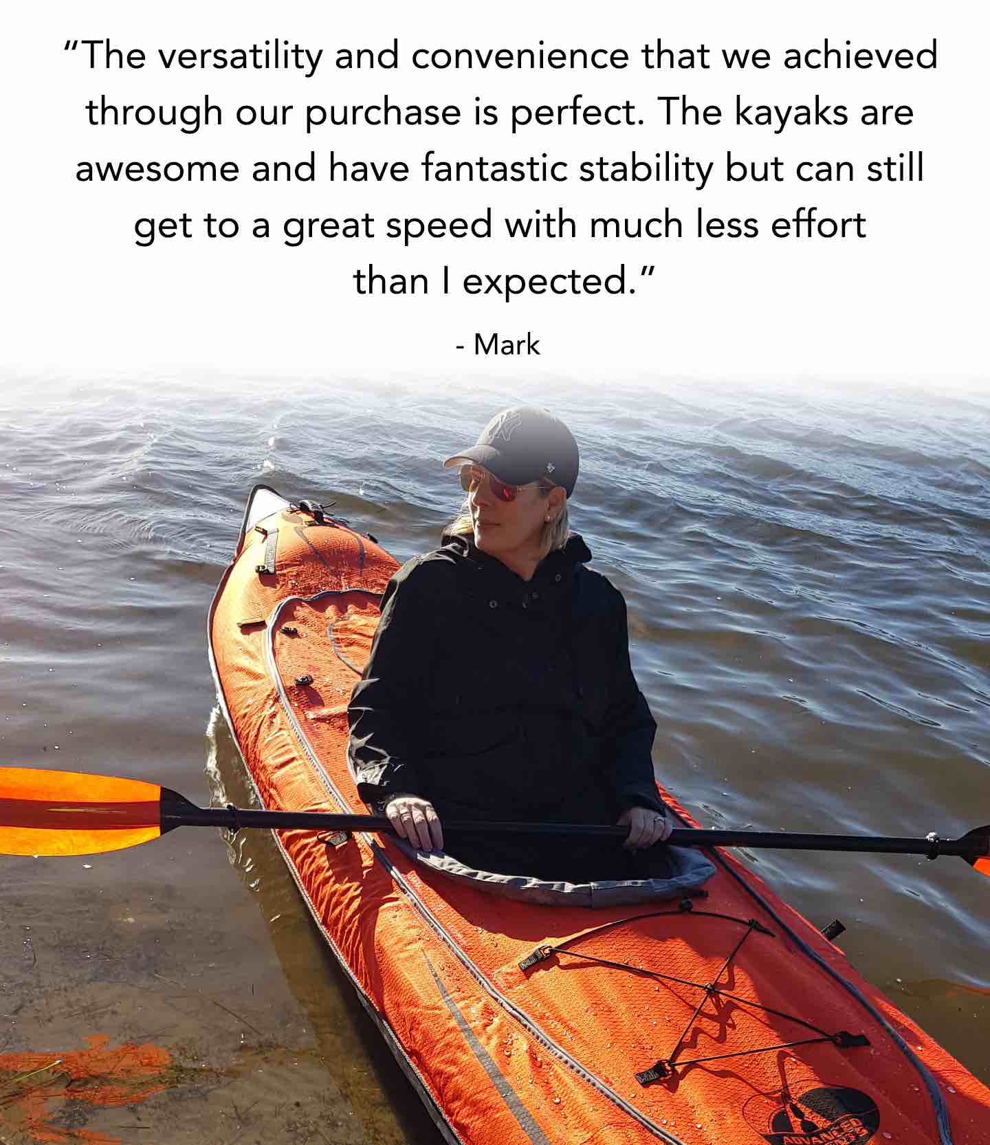 advancedframe convertible elite kayak mark testimonial