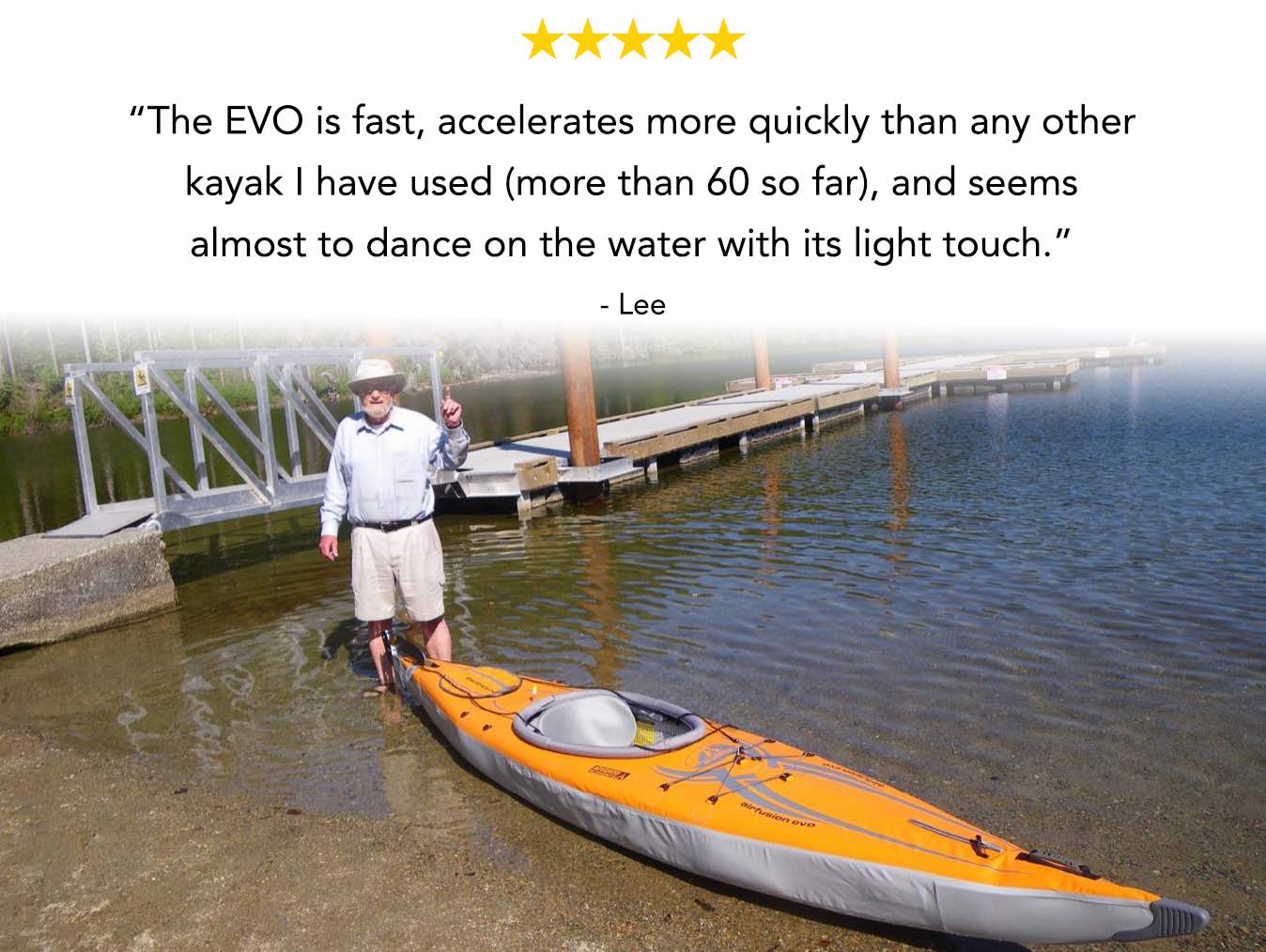 airfusion evo kayak lee review