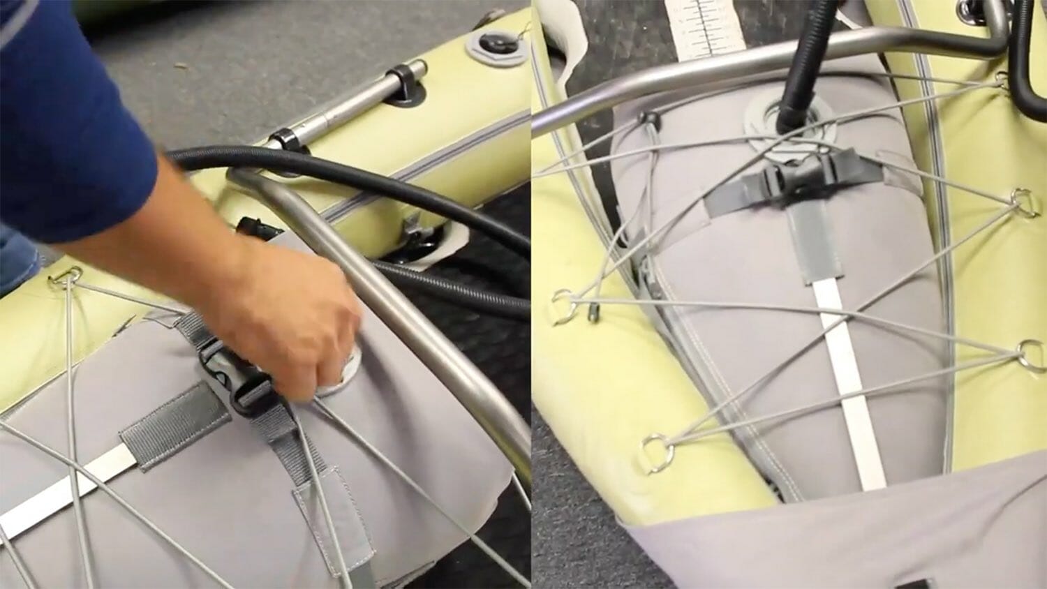 straitedge angler pro kayak air bag