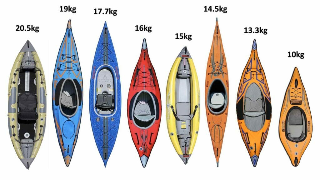 solo kayaks weight