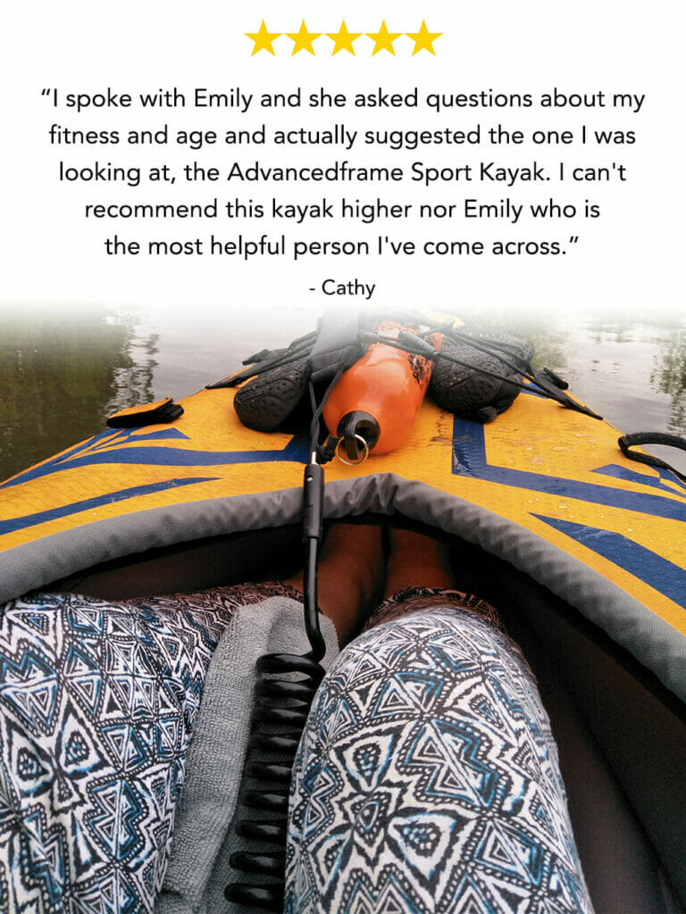 personalised kayak recommendation review cathy