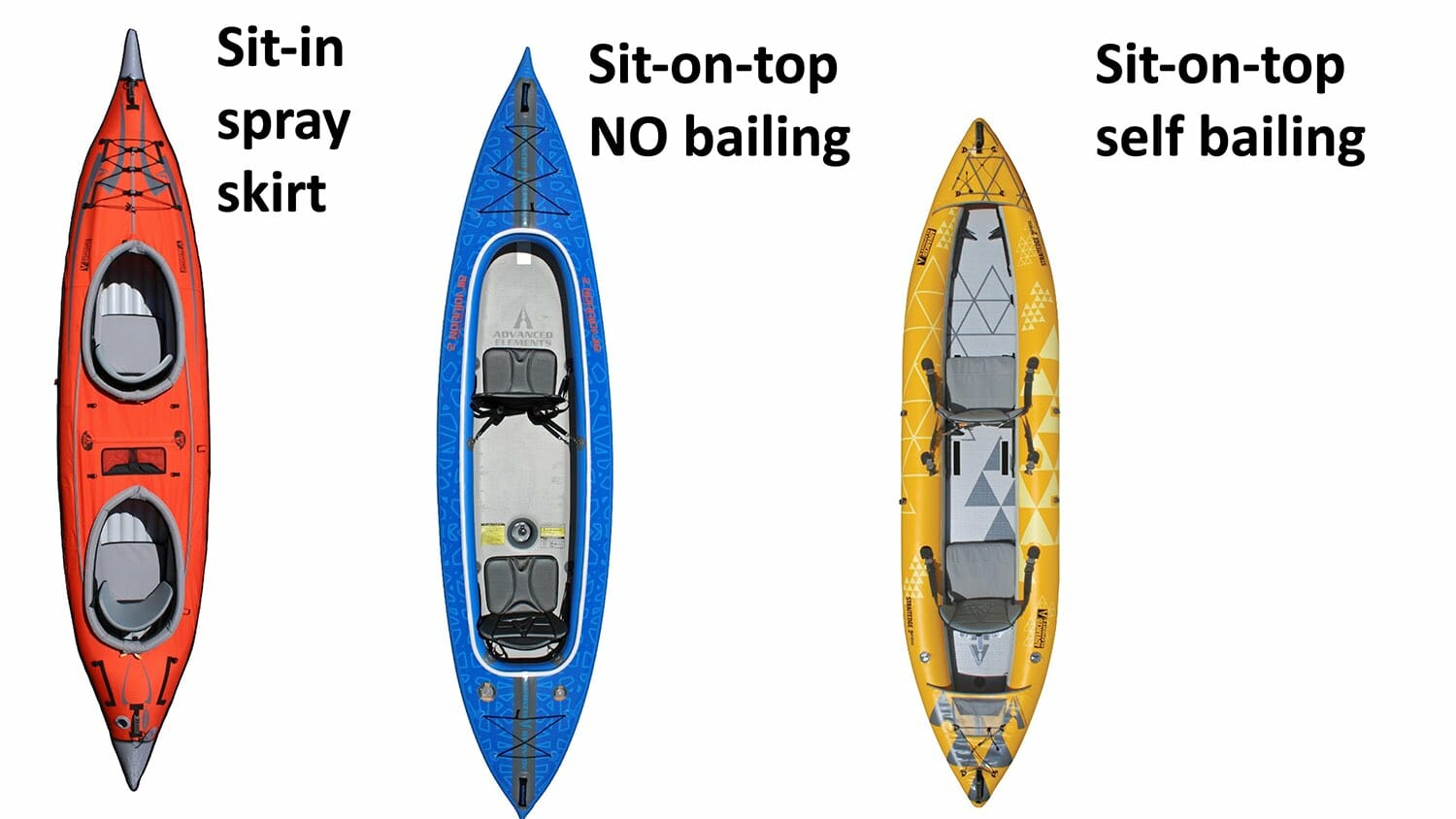 tandem kayaks