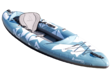 kokopelli platte inflatable kayak with pump and paddle