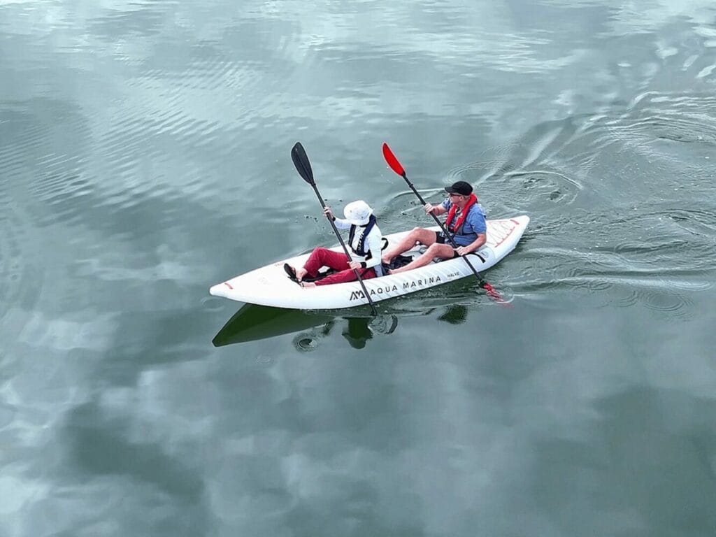 aqua marina halve kayak with pump