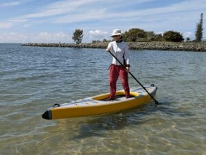 air glide advance 385 full drop stitch kayak with pump and paddle