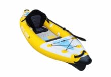 air glide hybrid 285 inflatable kayak with pump and paddle