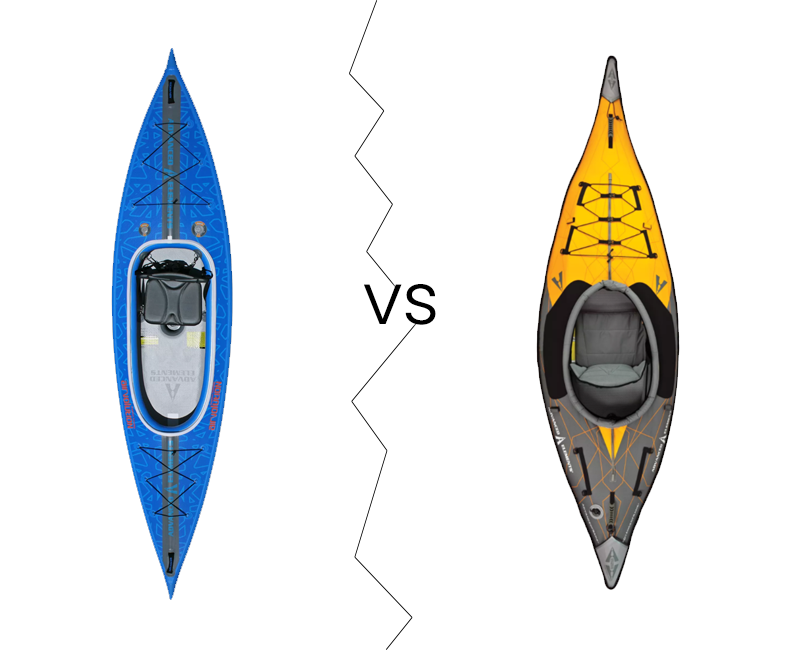 canoe vs kayak style