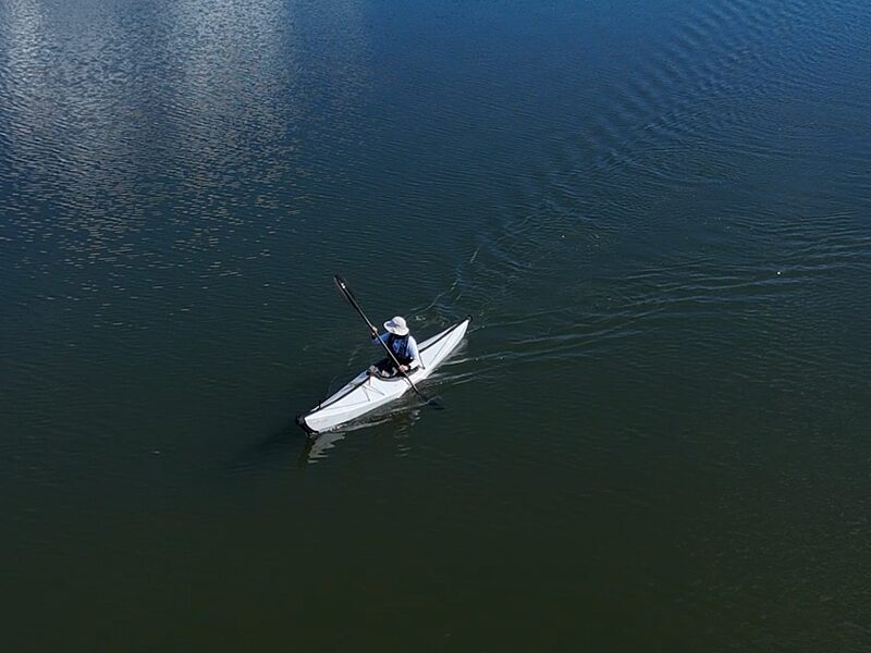 emily in oru kayak bay st